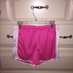 Justice pink and white shorts!